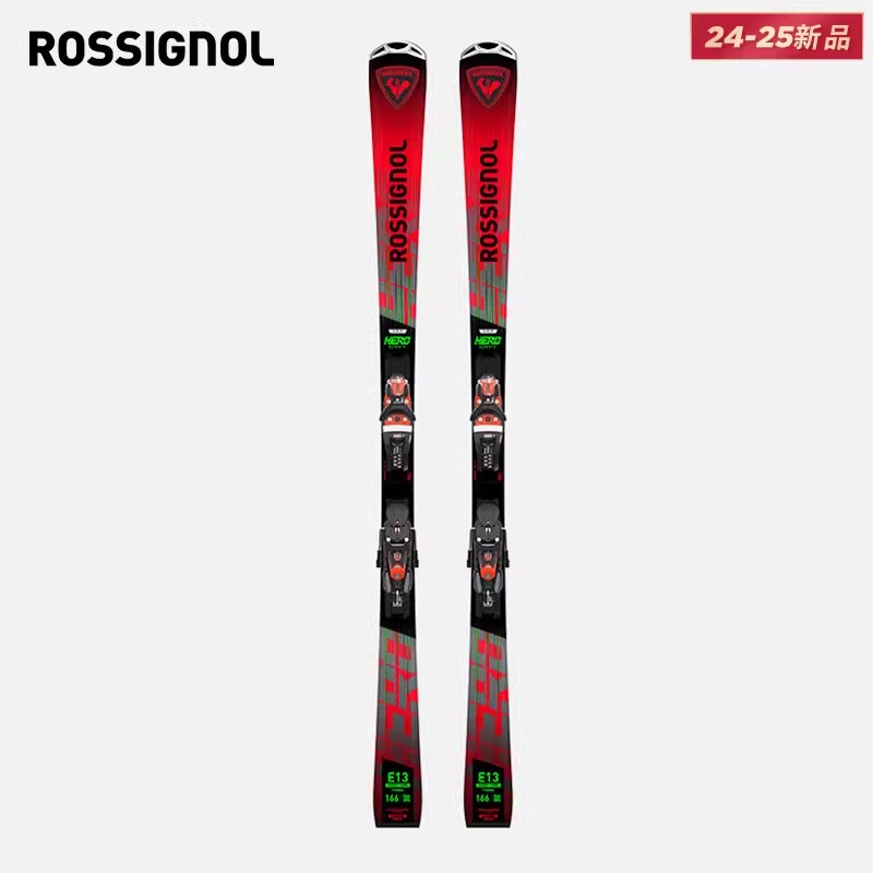 ROSSIGNOL金鸡 双板滑雪板竞技小回转红英雄HERO ELITE ST 25新品