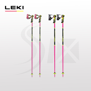 正品LEKI 25-26新款小回转雪杖成人青少年竞技双板WCR LITE SL 3D