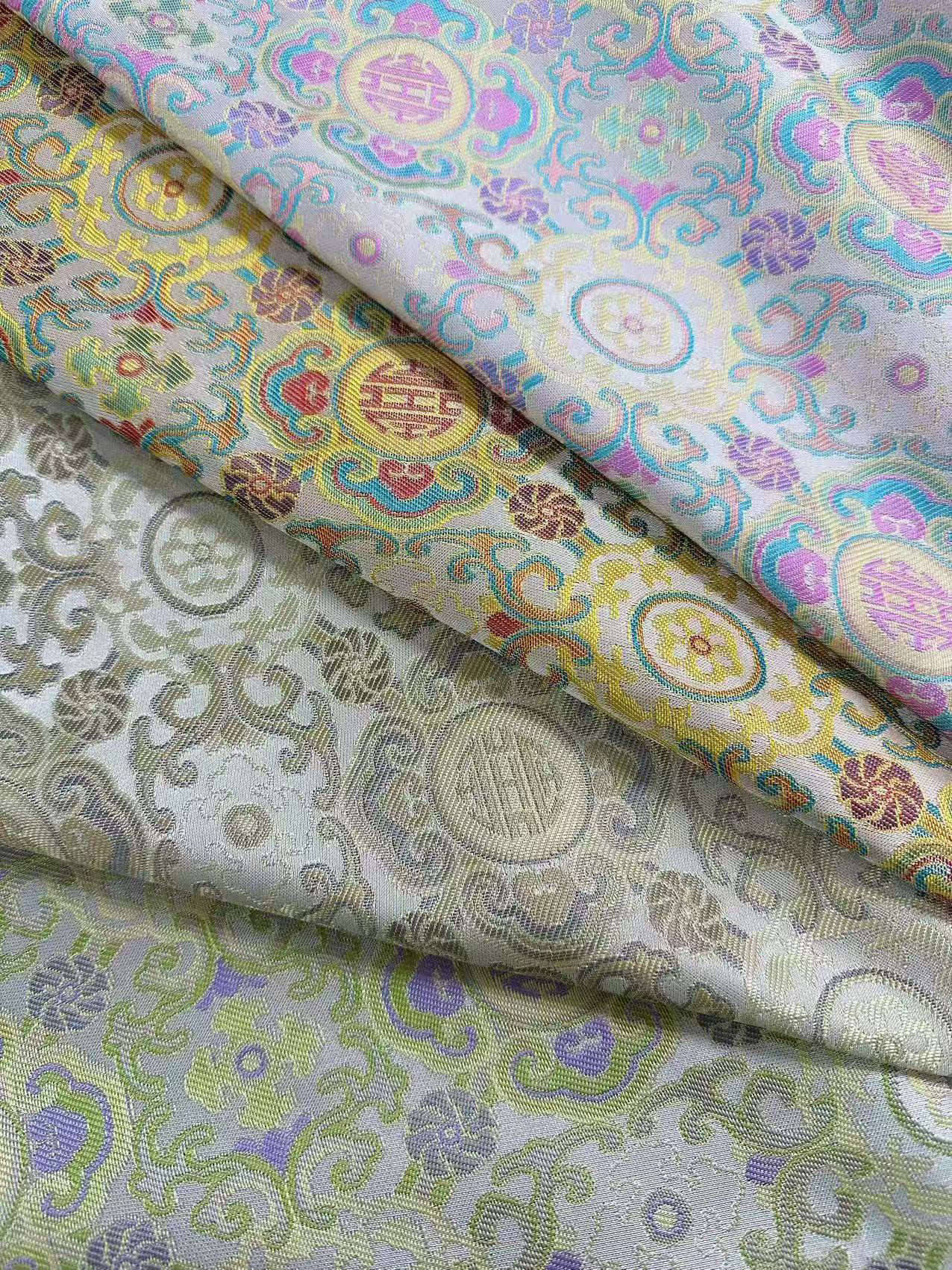 如意纹提花国风老马甲外套面料复古旗袍舞台服影视装饰宋锦布料,纺织面料/辅料/配套,丝绸布料,淘宝优惠券,粉丝福利购,淘宝优惠卷