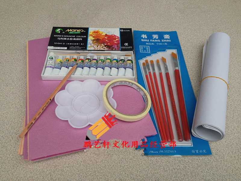 包邮粉印版画工具 手工版画套装 单层吹塑纸 学生初学者DIY套装