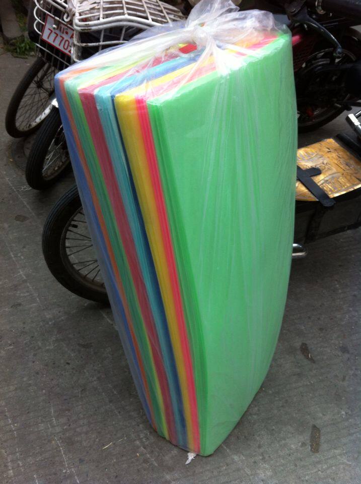 双层吹塑纸100张装饰手工泡沫纸剪手工制作幼儿园材料彩色吹塑纸
