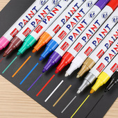 广纳101油漆笔马克笔速干不掉色油漆笔补漆笔玻璃木材石头笔