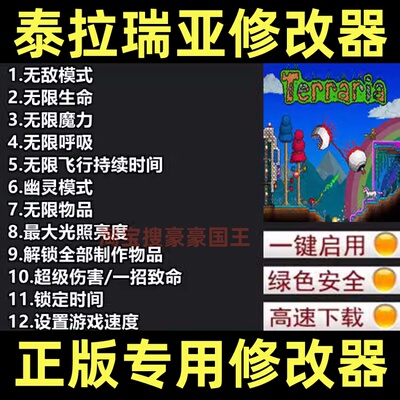 Steam泰拉瑞亚联机超级修改器