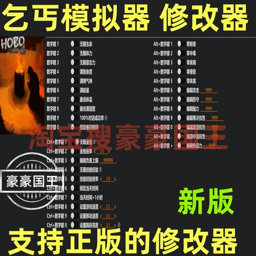 Steam乞丐模拟器超级修改器