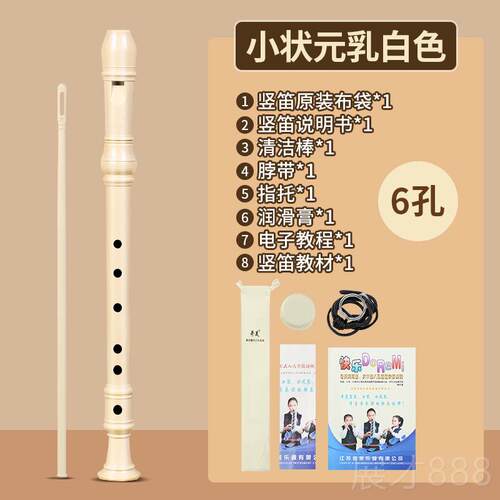 正品奇生美竖德式高8孔6孔笛小学用儿童初学入门笛子乐器八孔音六