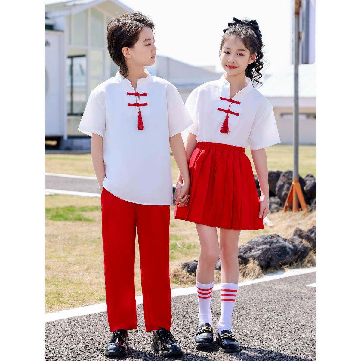 正品国儿童合唱演出服舞服台表演装小学生诗中歌朗诵运动会学庆生