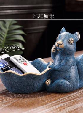 正品放钥匙收盒门口柜摆鞋北欧招财猪客厅创意家居装饰现纳件代简