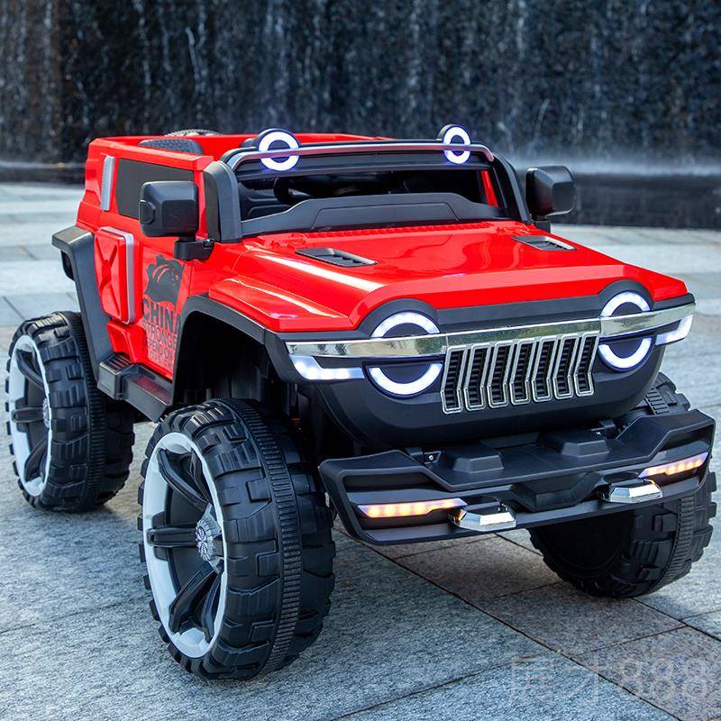 正品坦克300儿童车电动车四轮汽车四驱越宝宝野遥控玩带具可坐人