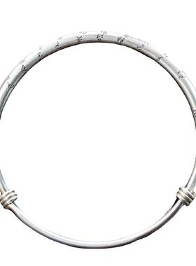 正品度切苦厄足银镯子999经银心9万字符一推拉手镯可调节