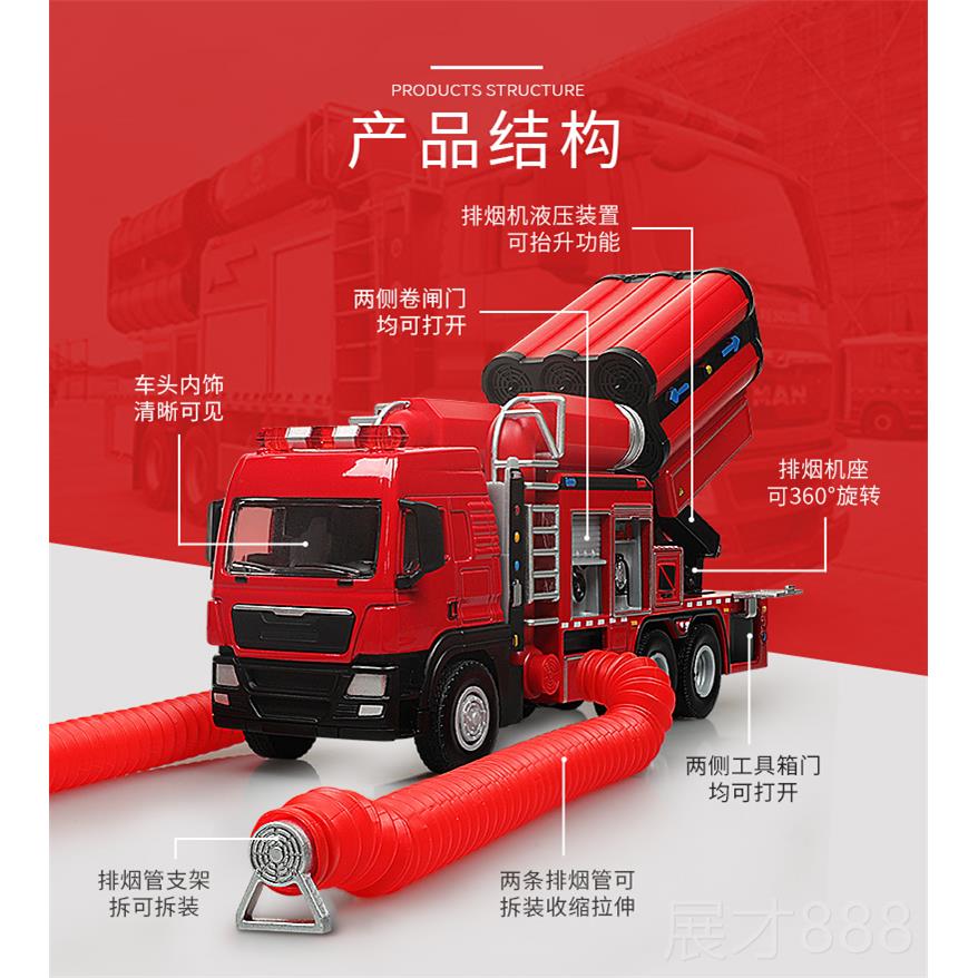 正品型凯迪威工程车挖具掘机金合汽车模消防车吊车翻斗车儿童玩套