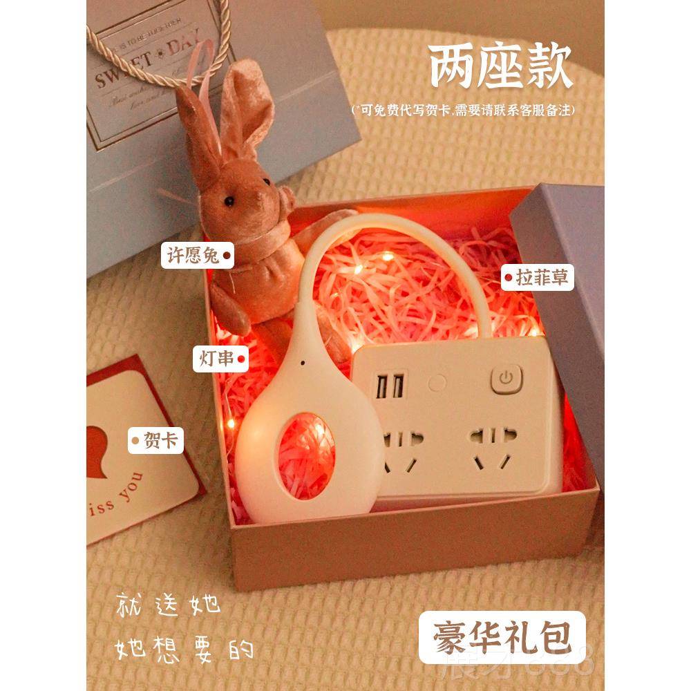 正品工能语音控制小灯夜卧室睡眠灯床头智灯声控感人应USB插座小