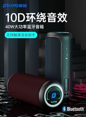 雷登X20蓝牙音箱40W大功率超重低