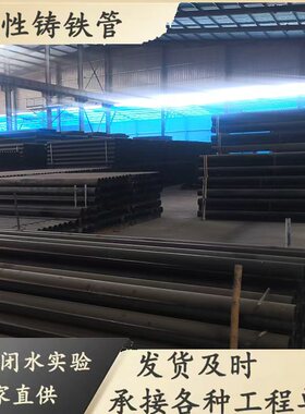 抗震机制柔性铸铁管dn50 75 100 建筑工程排水排污管道dn200