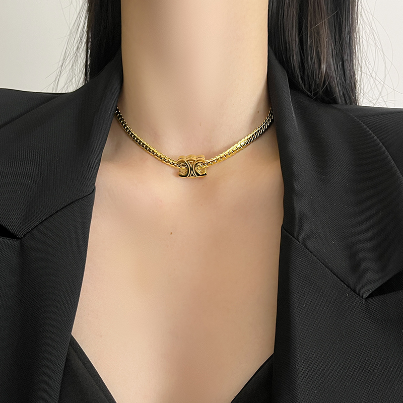 小众设计凯旋门2024新款轻奢项链