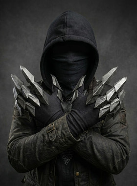 骑士手甲cosplay 可活动穿戴甲 暗黑骑士风拍摄道具