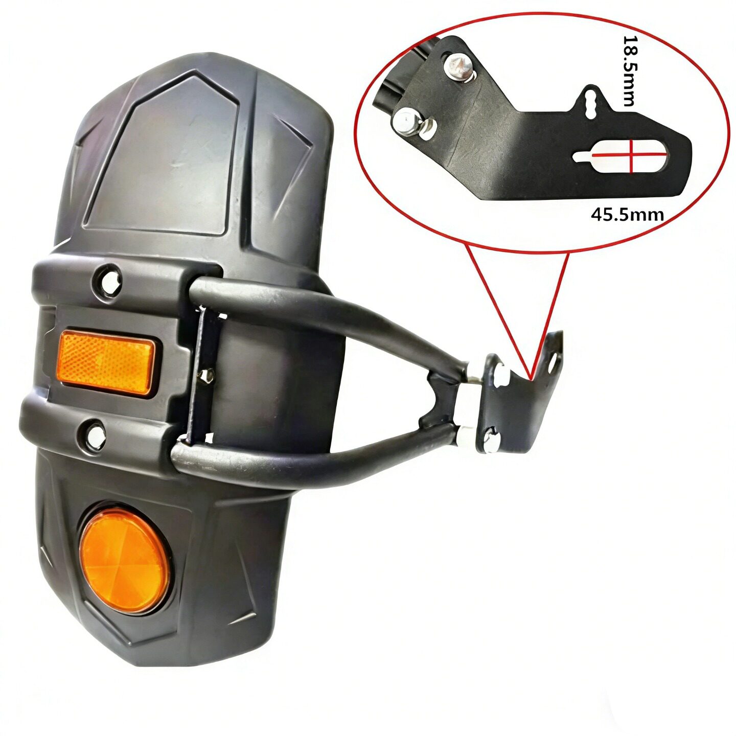 摩托车改装配件挡泥板街跑车趴赛地平线川崎小忍者后挡板挡水板盾