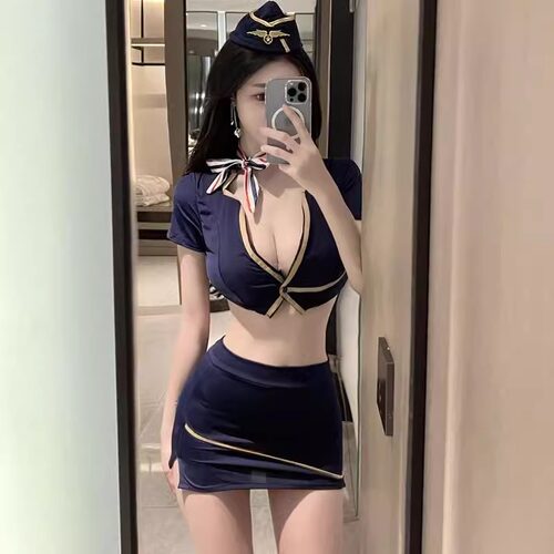 成熟御姐风空姐制服性感趣味女警机长ol修身显瘦职业套装
