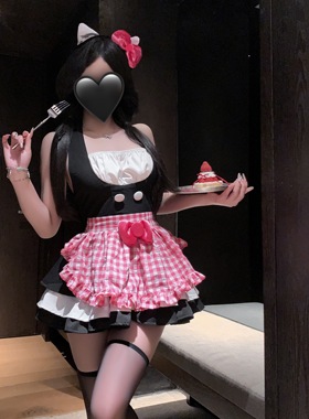 日系可爱女仆装cosplay女佣制服套装性感女佣围裙连衣裙厨娘制服