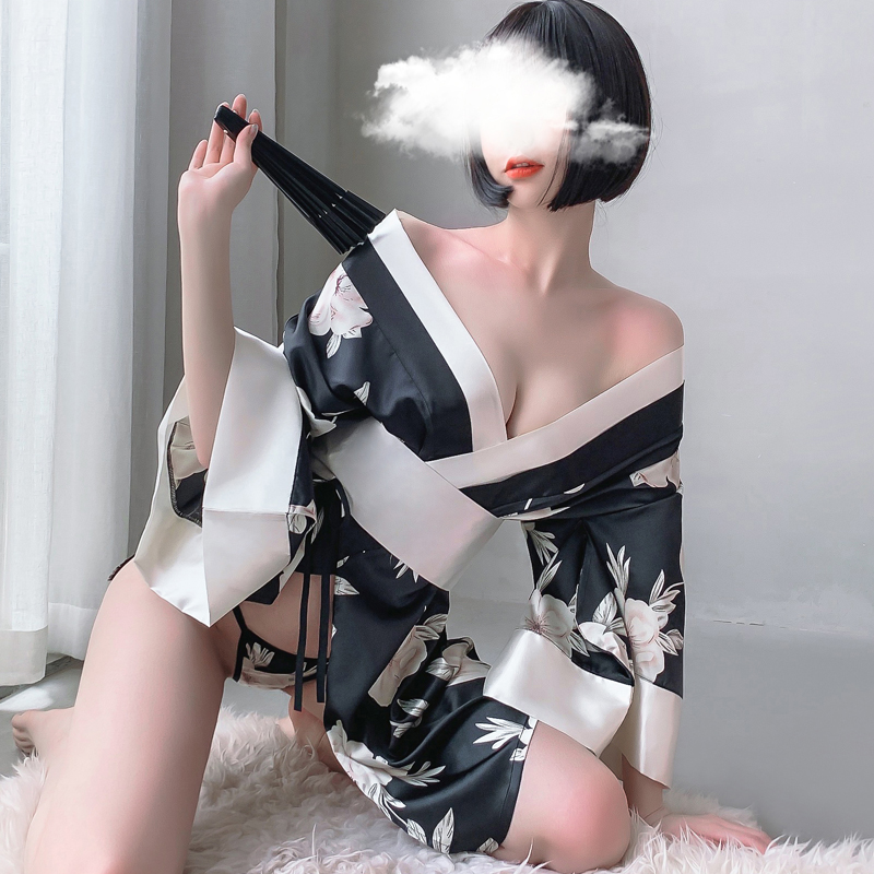 性感情器内衣日系和服大码火辣诱惑肚兜浴袍睡衣寝服挑逗制服女