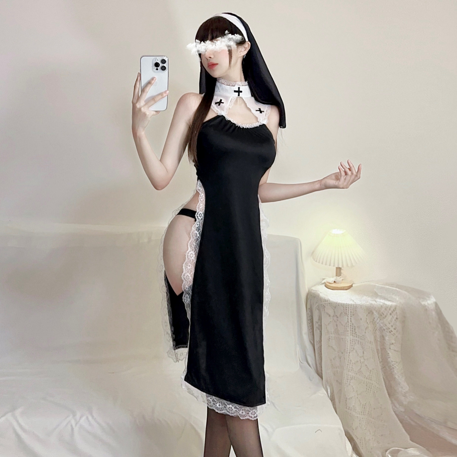 情趣修女制服成人性感内衣房事高级感cos角色扮演床上诱惑装qqny
