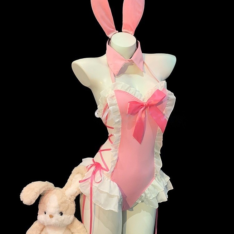 情趣兔女郎性感睡衣cosplay服装站袍制服纯欲趣情诱惑装qqny内衣