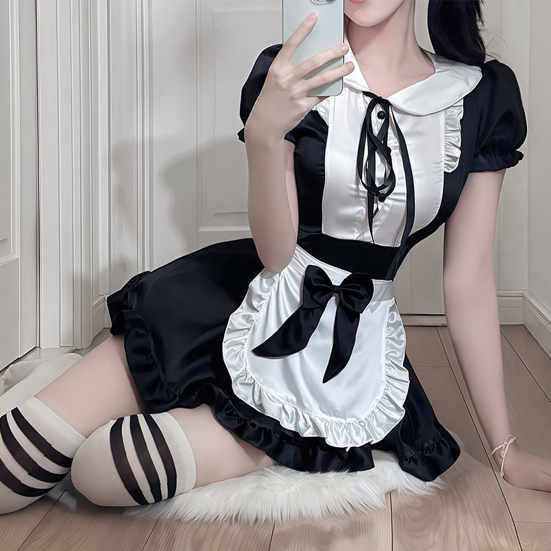 情趣甜美可爱Cosplay女佣制服装性感纯欲睡裙洛丽塔lolita连衣裙