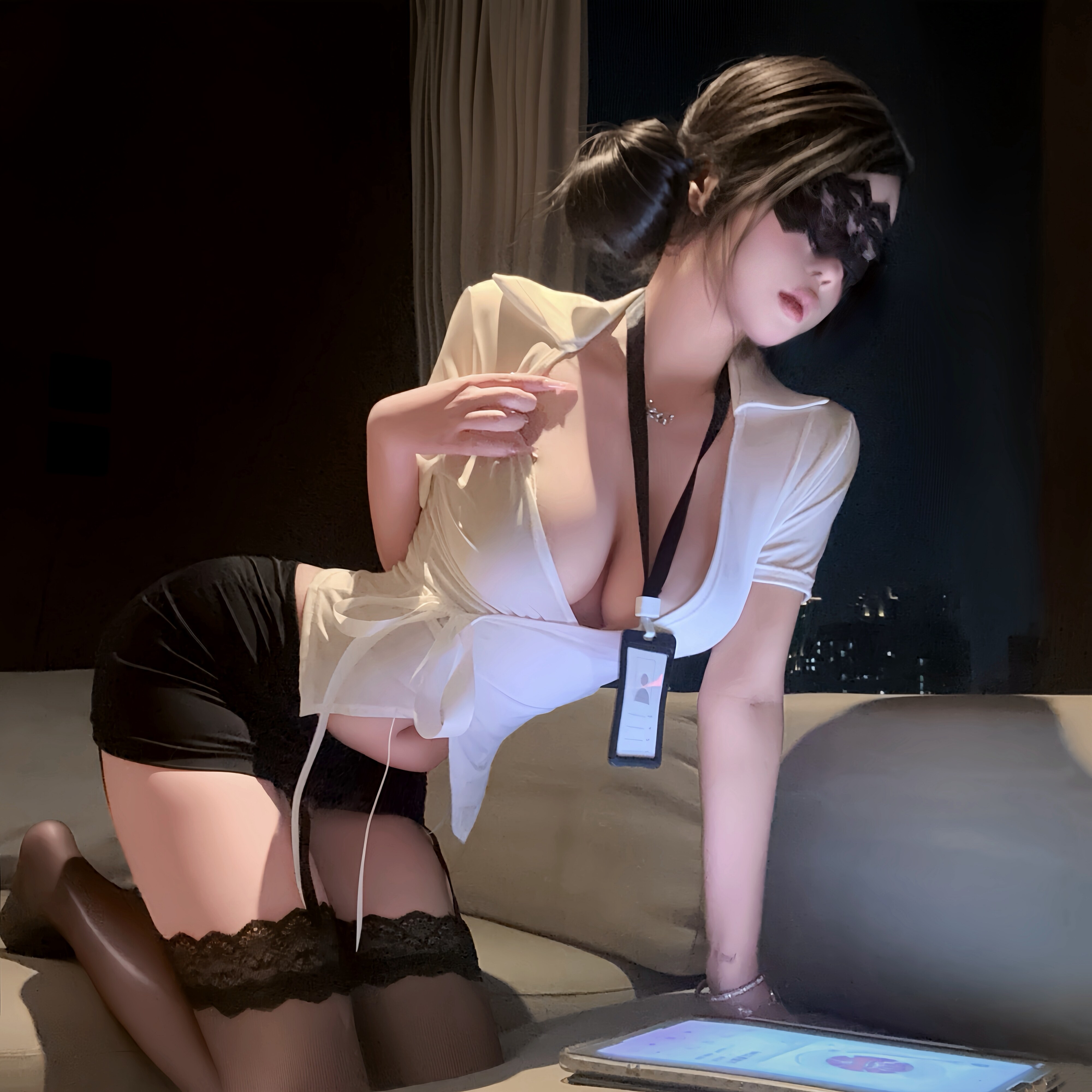 情趣性感OL秘书装情qu内衣趣禁欲系制服cos御姐超短裙包臀裙qqny