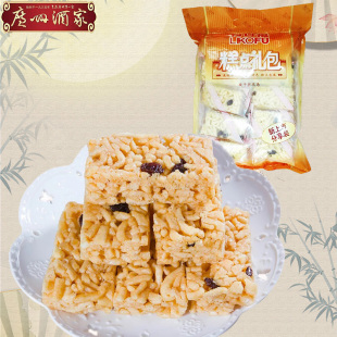 广州酒家利口福提子萨其马沙琪玛500克袋装 零食特产两包 包邮 广式