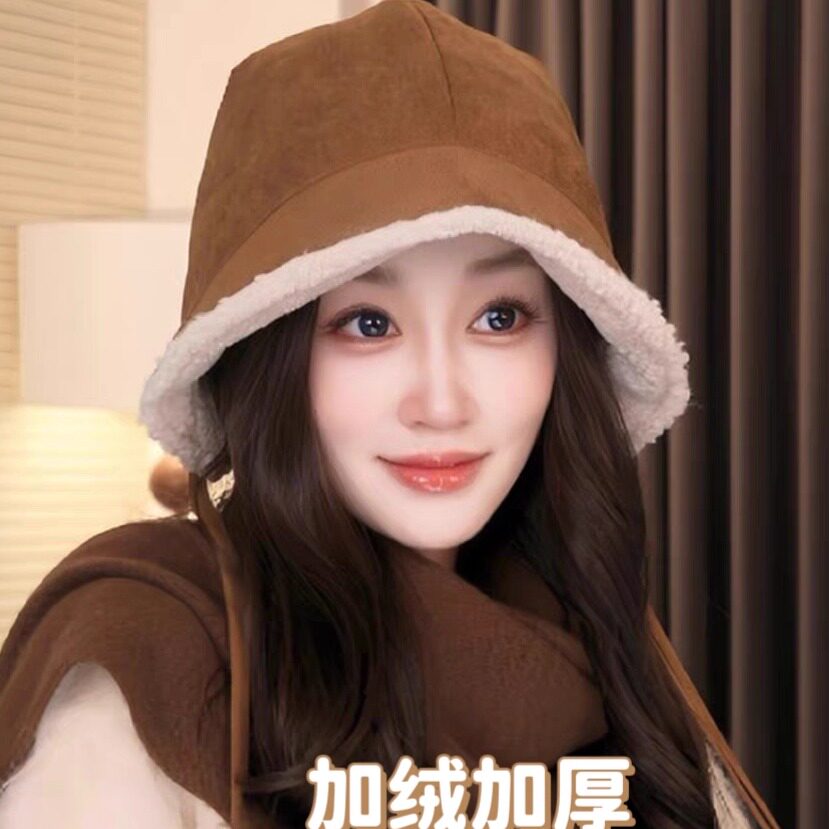 鹿皮绒雷锋帽女秋冬加绒加厚开叉双面保暖护耳防寒加厚羊羔绒盆帽,服饰配件/皮带/帽子/围巾,帽子,淘宝优惠券,粉丝福利购,淘宝优惠卷