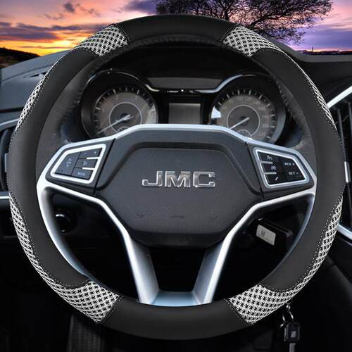 江铃冰丝方向盘套专用驭胜S330域虎驭胜S350知豆301cd1夏季把套