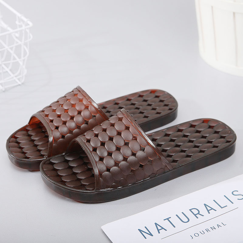 居家用凉拖鞋防滑浴室洗澡漏水镂空水晶塑料情侣拖鞋夏室内男防臭在类目 流行男鞋, 拖鞋中 - 来自Buy2taobao.com提供专业的淘宝代购服务