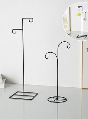 ins简约几何型风铁艺植物支架家用客厅装饰置物架摆件挂钩ins风