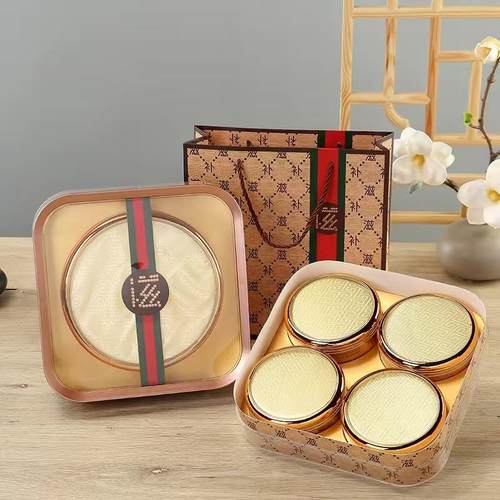 新款通用滋补品礼盒四宝红参鹿茸石斛金边燕窝250克礼盒亚克力盒