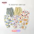 komi children's clothing children's anti-mosquito pants thin boys pants 2022 summer printed baby trousers cotton bloomers