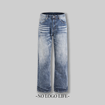 NOLOGO内华达07牛王猫须牛仔裤