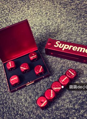 潮牌金属骰子酒吧KTV色子潮物聚会游戏铝合金筛子创意个性筛盅