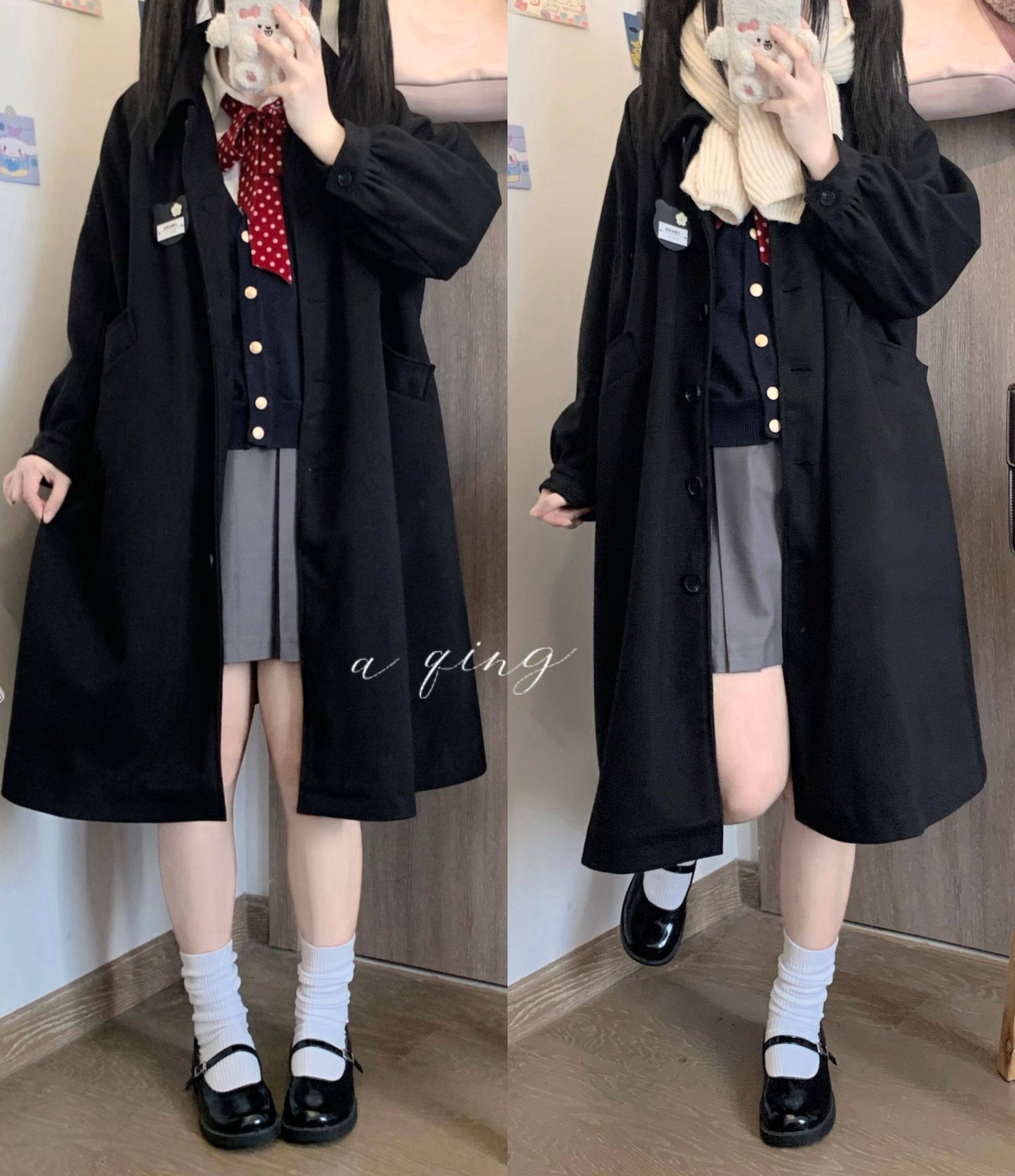 奶糖兔工作室长款jk外套