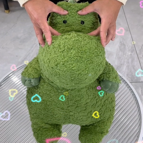 眯眯小眼恐龙公仔可爱毛绒玩具男女生睡觉抱枕毛绒玩具娃娃