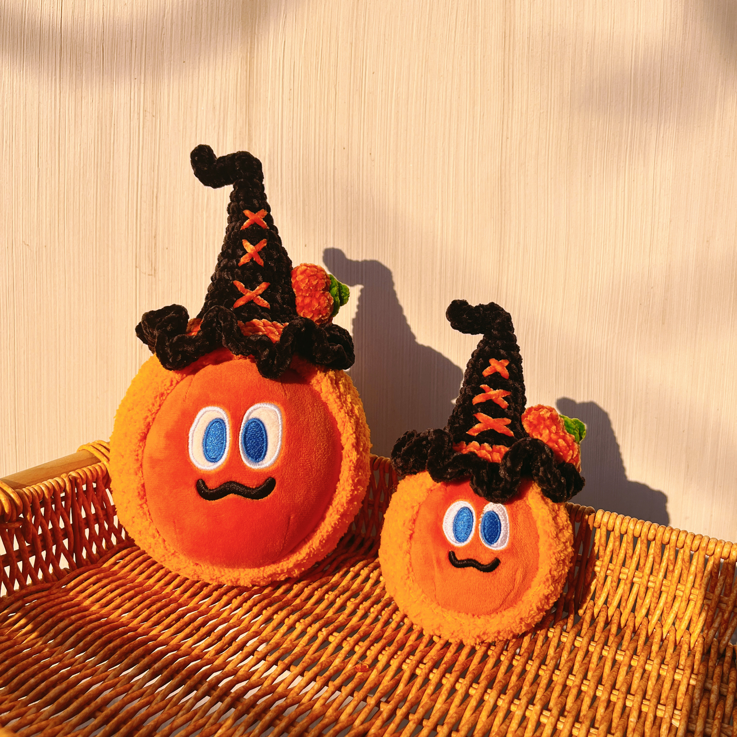 五月天魔魔胡胡萝卜5525手工钩织卜卜头套演唱会周边巫师帽娃衣