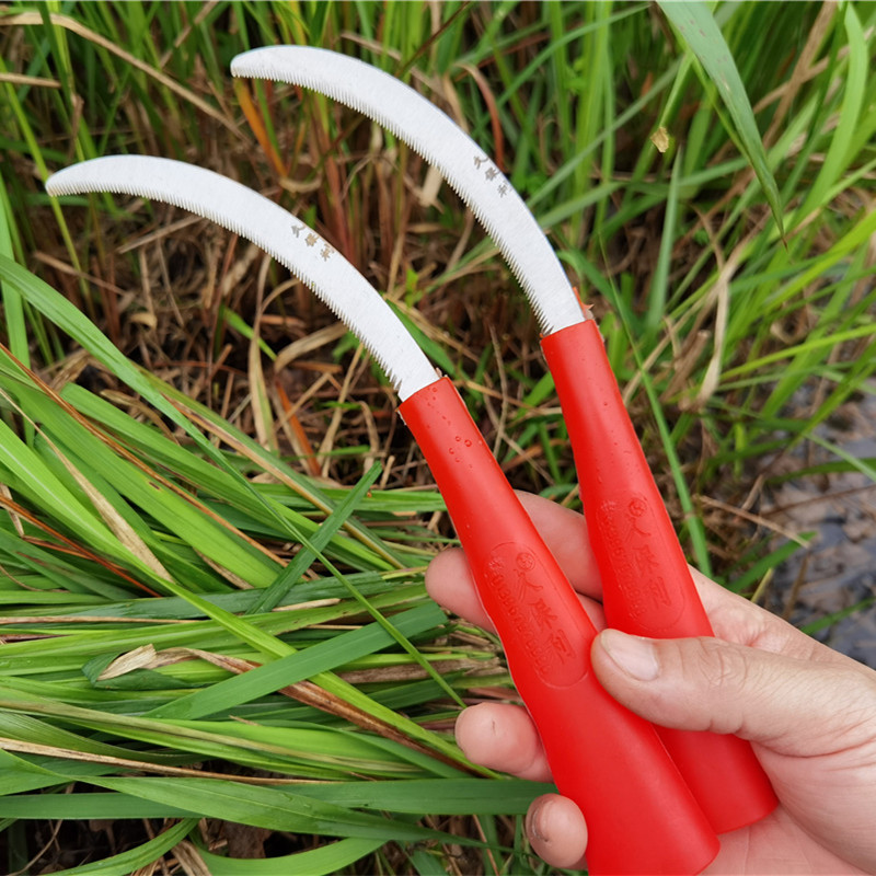 久保利镰刀除草禾连刀割韭菜专用小镰刀锯割草割稻刀割菜镰刀农用