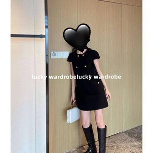 小景气质女神裙 法式赫本风法式赫本显瘦轻奢同款小香连衣裙