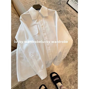 纯色衬衣衬衫 基础又心机百搭 Italy进口面料 小景家同款