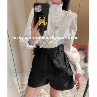 休闲衬衫 小景家同款 宽松长袖 高分女友 女 Italy进口面料