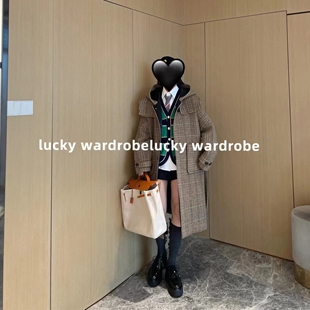 小景家同款收藏级 澳洲甄选高克重双面呢羊绒oversise连帽呢大衣