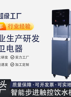 跨境温热型商用开水机步进式饮水机立式不锈钢RO反渗透办公室用