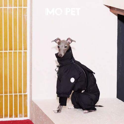 新品中型犬灵提惠比特高领棉衣宠物狗狗秋冬衣服保暖防风生态棉服