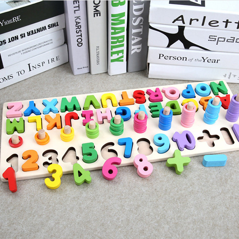 儿童数字字母配对对数板积木幼儿早教算数智力开发木制拼图玩具在类目 玩具/童车/益智/积木/模型, 户外运动/休闲/传统玩具, 其他户外休闲玩具中 - 来自Buy2taobao.com提供专业的淘宝代购服务