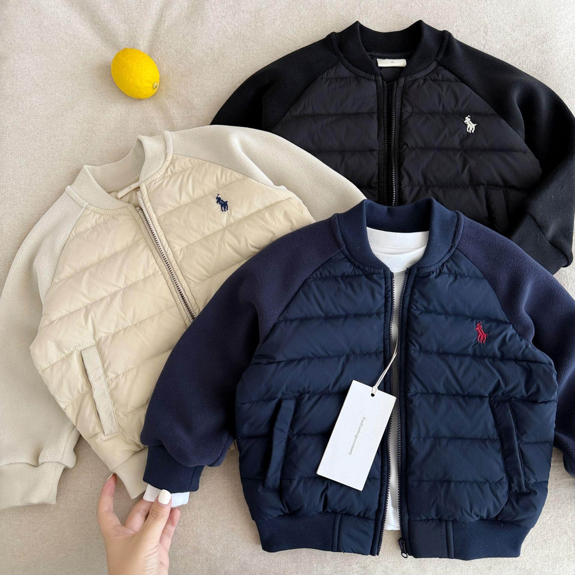 儿童羽绒棉服2025冬款外套女童棉袄男童棒球棉服童装外套冬现货
