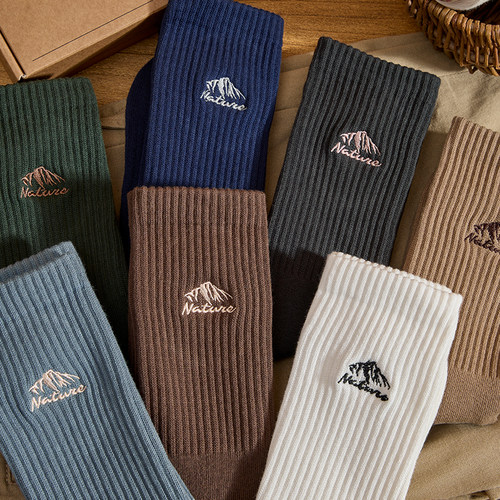 ZEROIN加厚保暖男士棉中筒袜