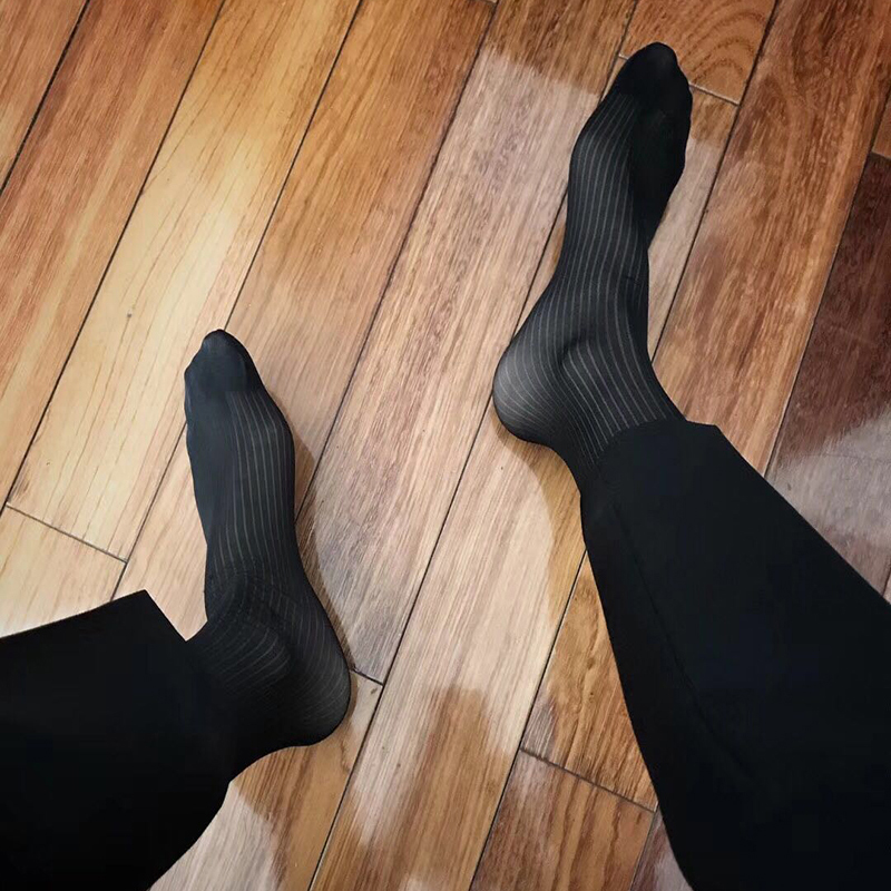 佐印男士商务袜长袜薄款防臭